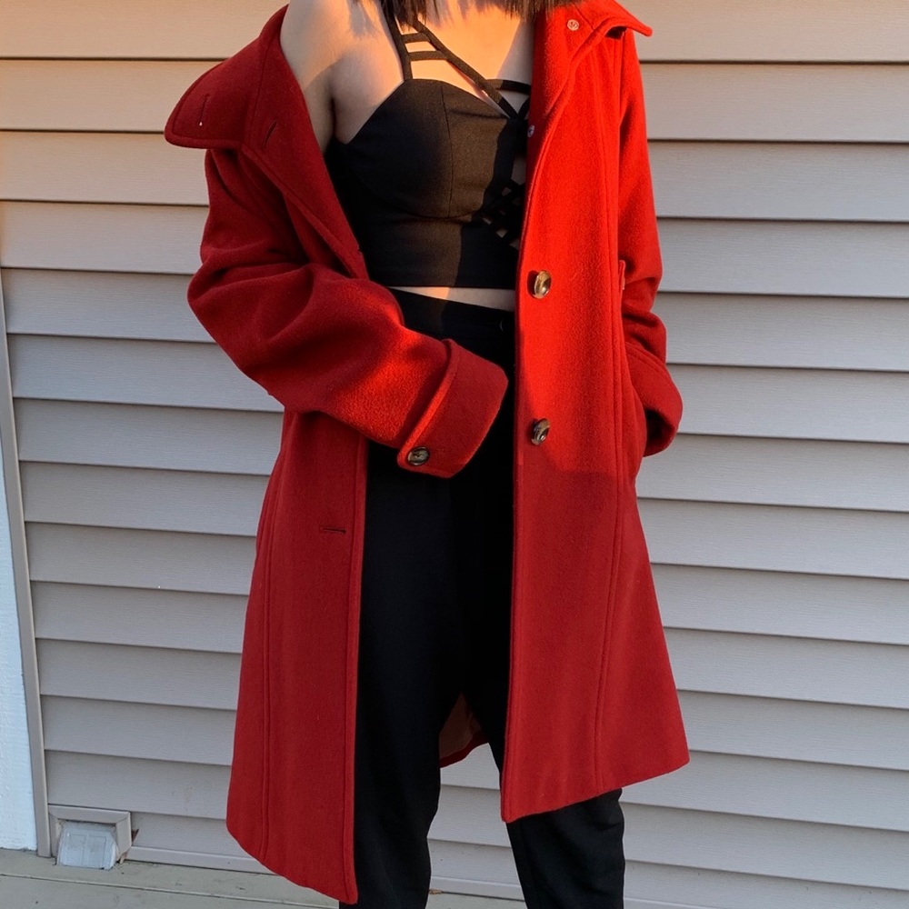 Kenneth Cole red coat